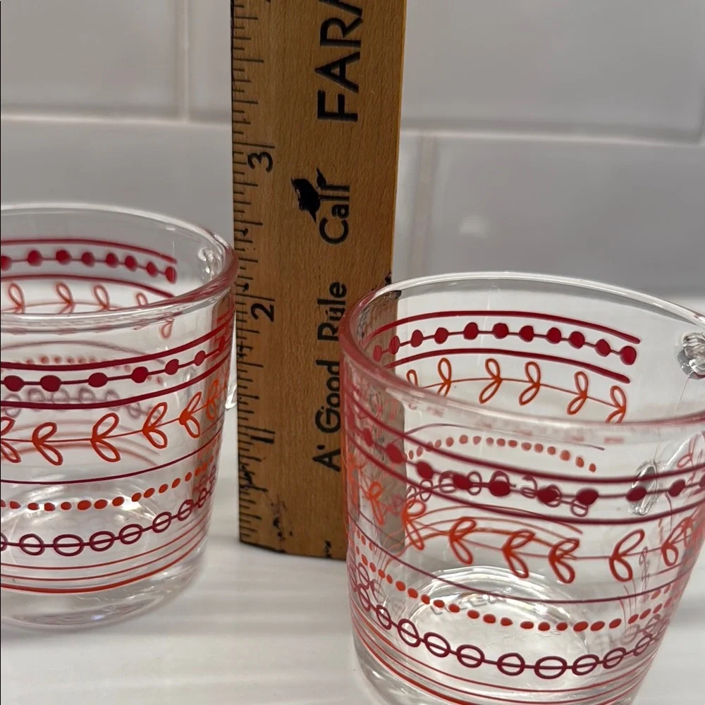 Vintage IKEA Demitasse Espresso glass mugs
